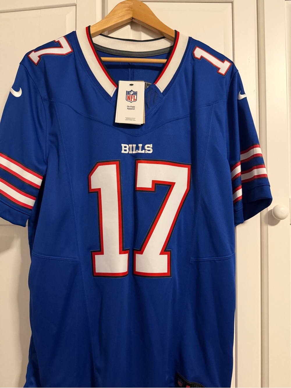 NFL Buffalo Bills #17 Blue Football Jersey with Red & White Accents